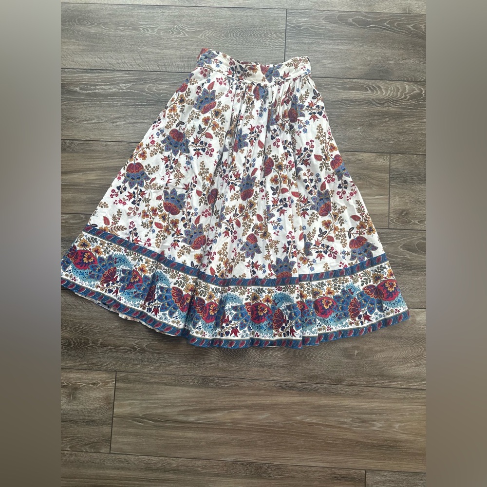 Vintage * VICKI LYNN BARDON Suttles and Seawinds floral skirt